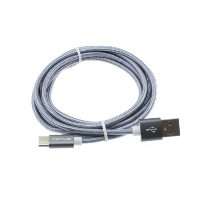 6FT LONG TYPE-C USB CABLE FAST CHARGE POWER WIRE SYNC USB-C PHONE & TABLET CORD