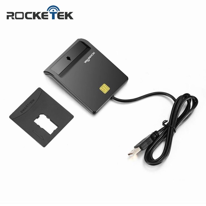 Connector Sim Card Adapter Smart Card Reader Usb 2 0 Rocketek Cac