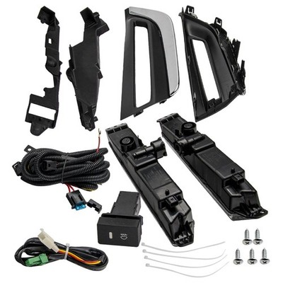 LED DRL Fog Light Lamp Assembly for Honda CR-V CRV 2017 2018 Pair White 6000K