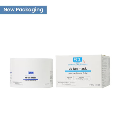 FCL De Tan Mask For Tanning & Dark Skin Cleans Pores 100gm fs