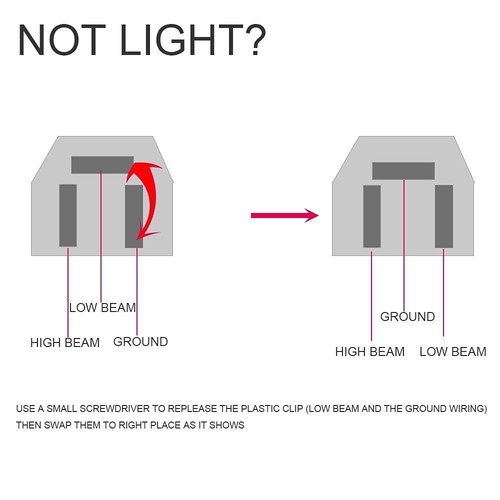 1PC H6054 7x6 LED Headlight Sealed Beam For Pickup Truck ... cree light bar wiring diagram 