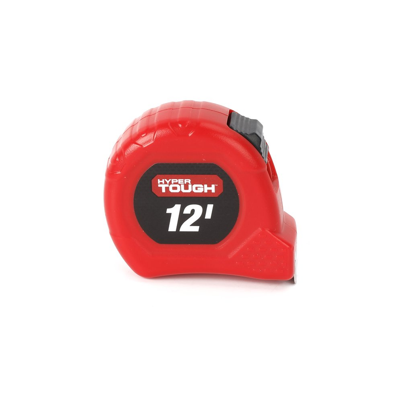 Hyper Tough 12 Foot Tape Measure, Red