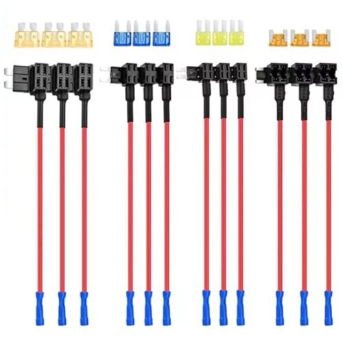 Fuse Holder Car Add A Circuit Fuse ATO ATC ATM Fuse Adapter Jumper For Cars Boat