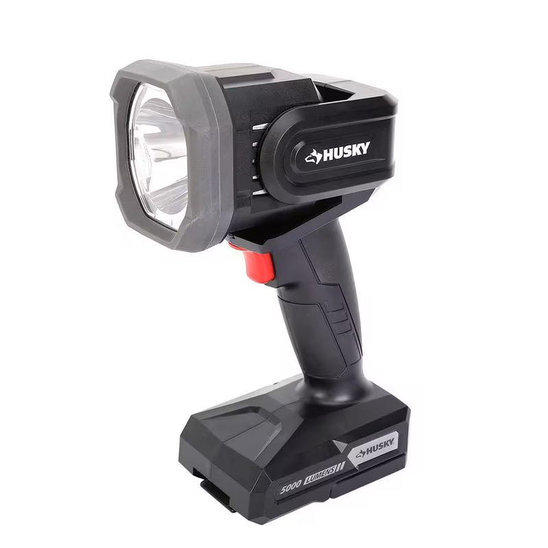 LED Spotlight 5000 Lm Rechargeable Battery Hybrid Power Bank Swivel Head Outdoor