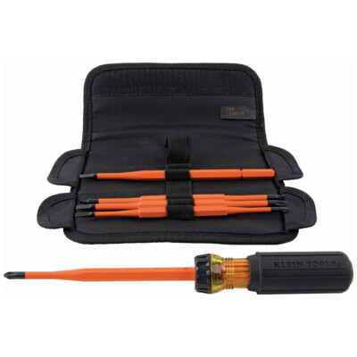 Klein Tools 32288 8-in-1 Insulated Interchangeable Screwdriver Set