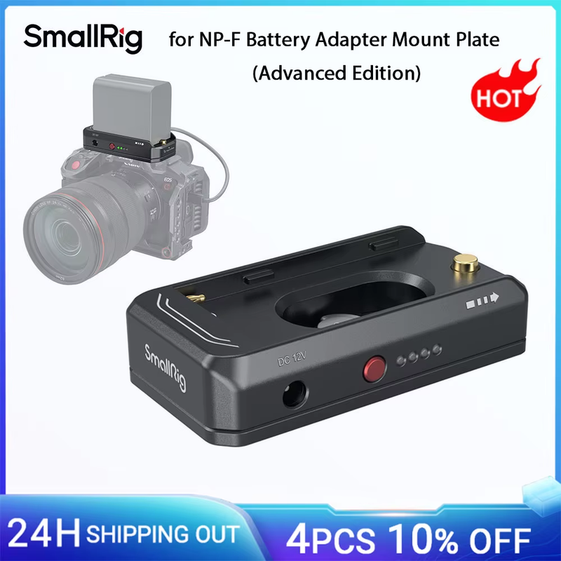for NP-F Battery Adapter Mount Plate for Canon EOS R5 R5 C for BMPCC 4K 6K 6K Pr