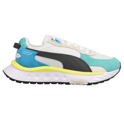 Повседневные кроссовки Puma Wild Rider Rollin Youth для мальчиков синего цвета 382028-01