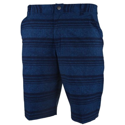 

Puma Stretch Heather Stripe Shorts Мужские синие повседневные спортивные штаны 573270-02, Синий, Puma Stretch Heather Stripe Shorts