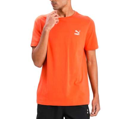 

Мужская футболка Puma Classics Embro, размер , повседневная, 599795-79, Оранжевый, Puma Classics Embro Tee