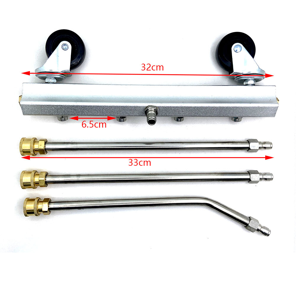 Pressure Washer Undercarriage Cleaner Under Car Wash 30° Angled Extension Wand