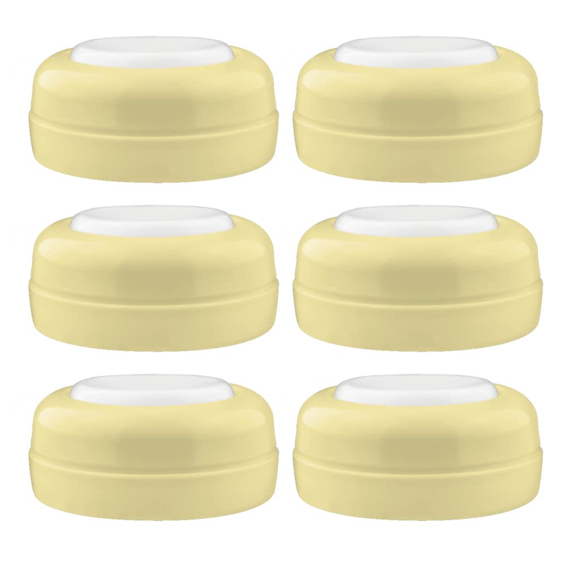 Screw Lids Aka Travel Caps with Rewritable Sealing Disc Comp