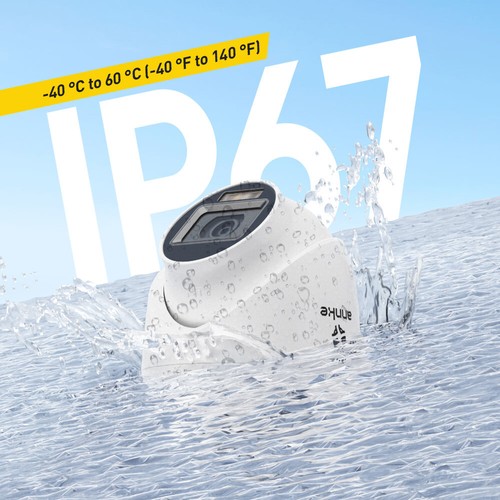 ANNKE 4IN1 4K Wired CCTV Security Camera 8MP AI Color Night Vision Outdoor IP67