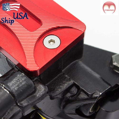 Motorcycle 7/8" CNC Brake Clutch Master Cylinder Levers Hydraulic Reservoir Set