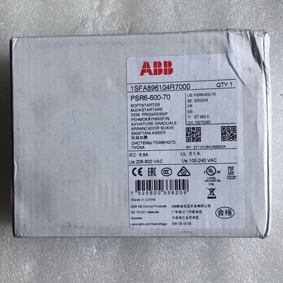 New Abb PSR6-600-70 Soft Start Controller Compact 3kw #NN