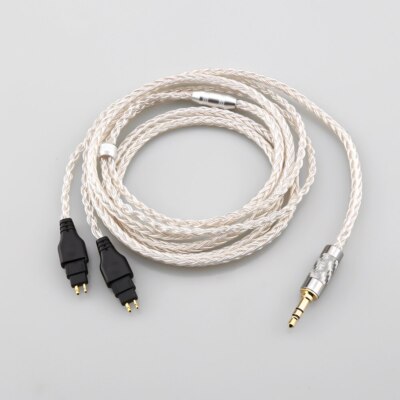 16 Cores 7N OCC Silver Plated Earphone Cable For Sennheiser HD580 HD600 HD650