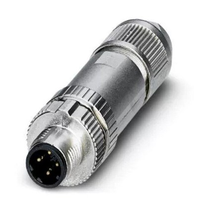 1PC FOR Phoenix Contact 1424682 SACC-M12MSD-4PL SH PN M12 Connector 4-Pin D-Code
