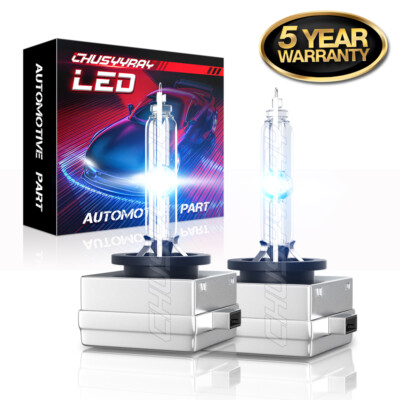 Set(2) D3S HID Xenon Bulb Replace Factory HID Headlight Pair 6000K White