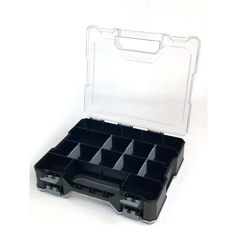Small Parts Organizer With 34 Compartments Durable Plastic Double Sided Features