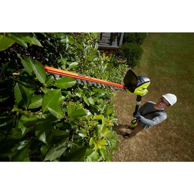 RYOBI Pole Hedge Trimmer 40-Volt Lithium-Ion Cordless Double-Sided Blade