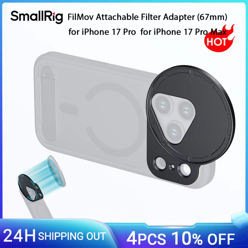 FilMov Attachable 67mm Filter Adapter for iPhone 17 Pro/Pro Max Magnetic Connect