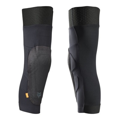 Fox Racing Mens Launch Elite Knee MTB Black Guard-X-Large