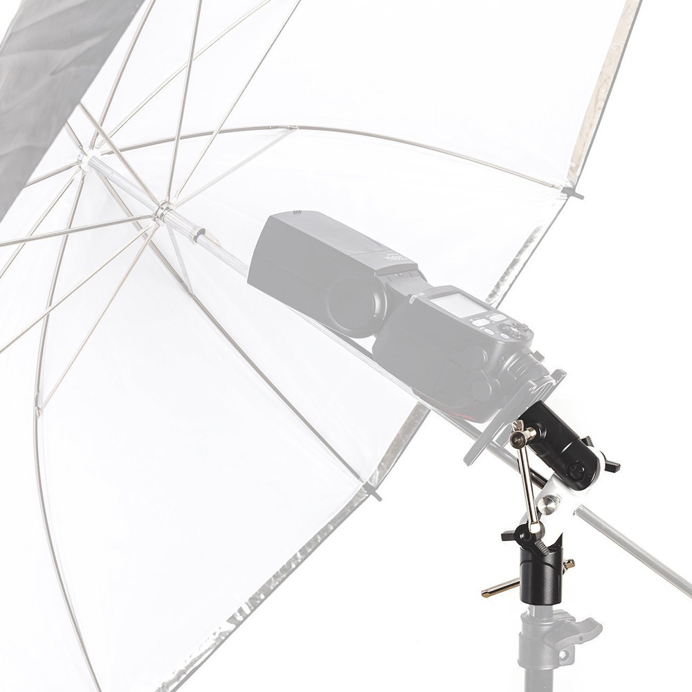 U shape Bracket Flash Umbrella Holder Mount for Canon Nikon Flash