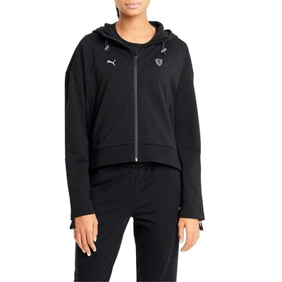 

Puma Sf Style Толстовка с капюшоном и полной молнией Женские черные пальто Куртки Верхняя одежда, Черный, Puma Sf Style Hooded Sweat Full Zip Jacket