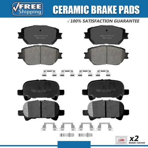 Front and Rear Ceramic Brake Pads Fit For 2002 - 2006 Toyota Camry USA Built