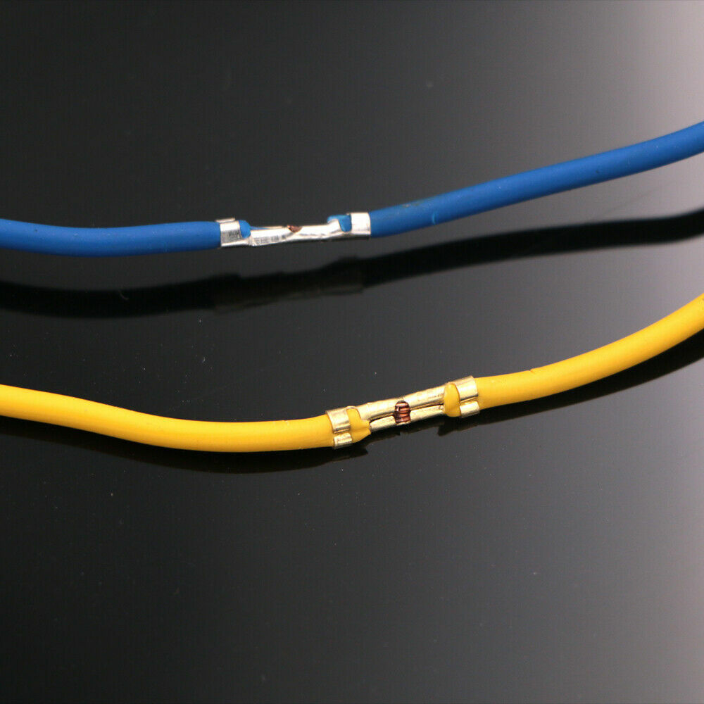 500pcs Electrical Cable Wire Splice Connectors Tinned Insulated Crimp