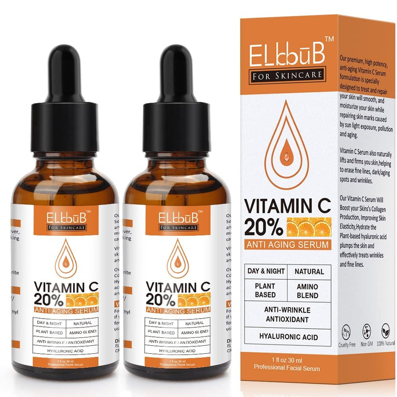 Premium 20% 𝐯𝐢𝐭𝐚𝐦𝐢𝐧 𝐜 𝐬𝐞𝐫𝐮𝐦-Retinol Hyaluronic & Amino Acids