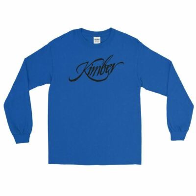 Kimber Black Logo Long Sleeve Shirt 2nd Amendment Pro Gun Rights Tee Rifle New