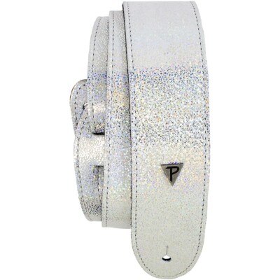 Perri's 2'' Leather Guitar Strap Holographic Pearl