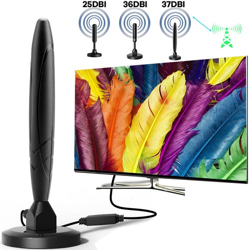 US 5600 Miles Digital TV Antenna HDTV Amplified 4K 1080P Waterproof Long Range