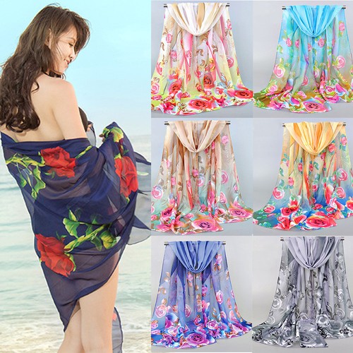 chiffon printed shawl
