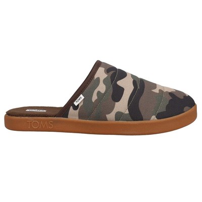 

TOMS Harbour Camo Slipper Мужские повседневные тапочки размера  D 10017650T, Зеленый, TOMS Harbor Camo Slipper