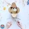 Brown Gift Boxes with Ribbon – 4x4x4
