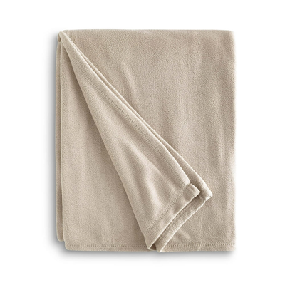 Beige fleece online blanket