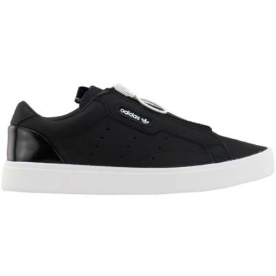 

adidas EF0695 Женские элегантные кроссовки без шнуровки Повседневная обувь - черный, adidas Sleek Slip On