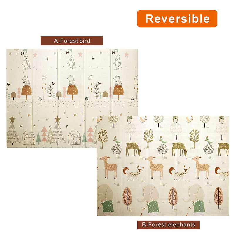 Baby Folding mat Play Extra Large Foam playmat Crawl Reversible Waterproof Porta