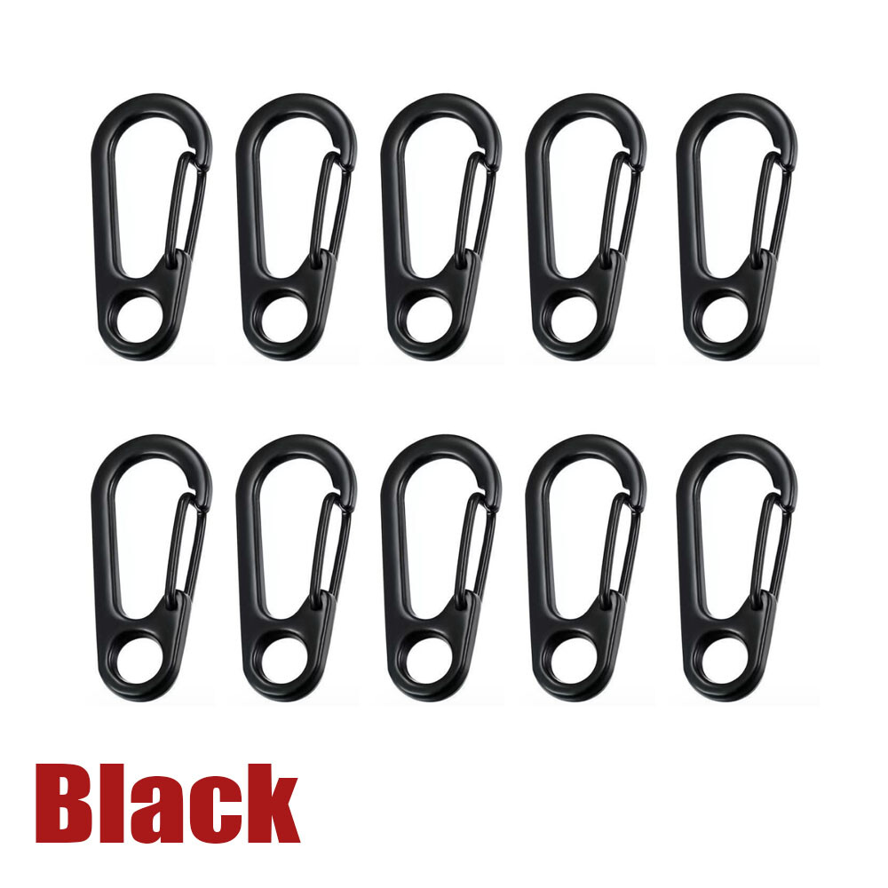 10/20/30x Aluminum Mini Spring Carabiner Clip Keychain Snap Outdoor Camping Hook
