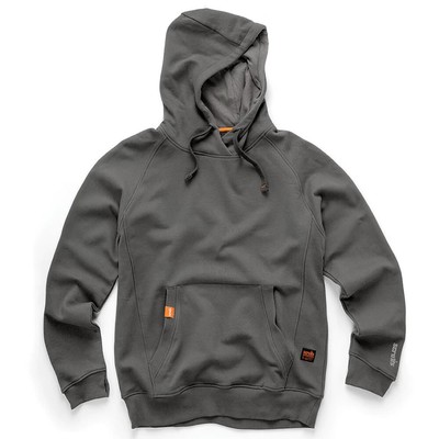 Scruffs Eco Worker Hoodie Mens Hooded Work Jumper Zipped Pocket Breathable