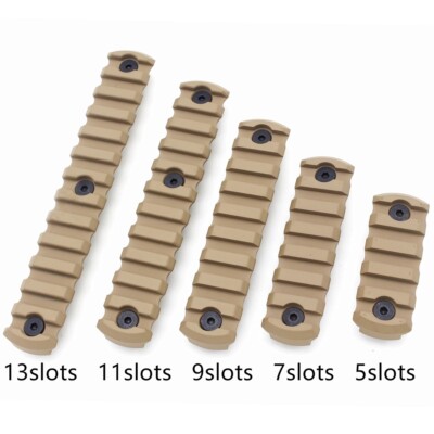 5/7/9/11/13Slot Key Mod Picatinny Rail Section Segment Mount Chamfer Design Hunt