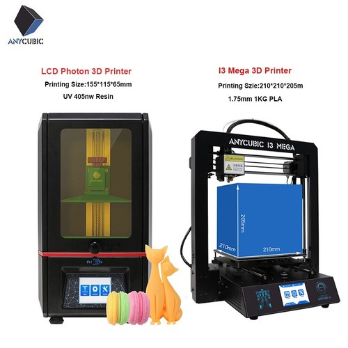 Details About Au Anycubic 3d Printer Lcd Photon Uv Led Resin All Metal I3 Mega 175mm Pla