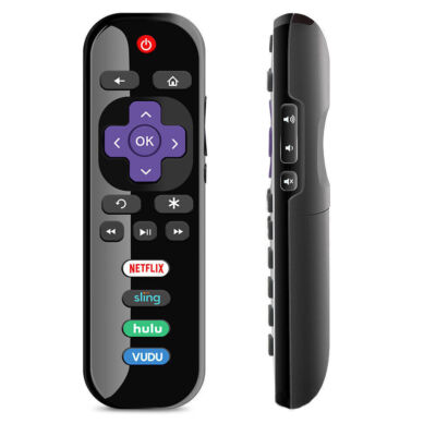 2Pack Remote RC280 Replacement for  TCL TV with Netflix Sling Hulu Vudu Keys