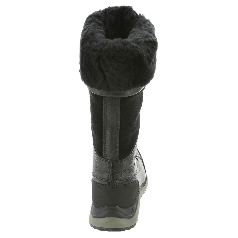 Pre-owned Ugg Women's Adirondack Boot Tall Iii Boot, Black / Black In Black/black