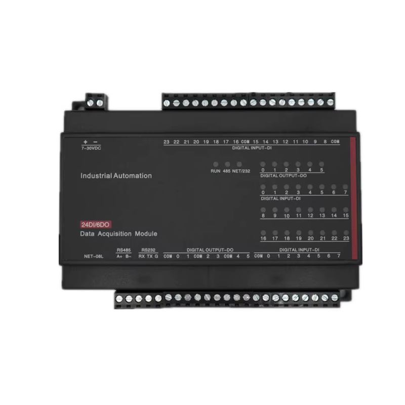 RTU-308L 24DI 6DO switch input output acquisition controller Modbus RTU protocol