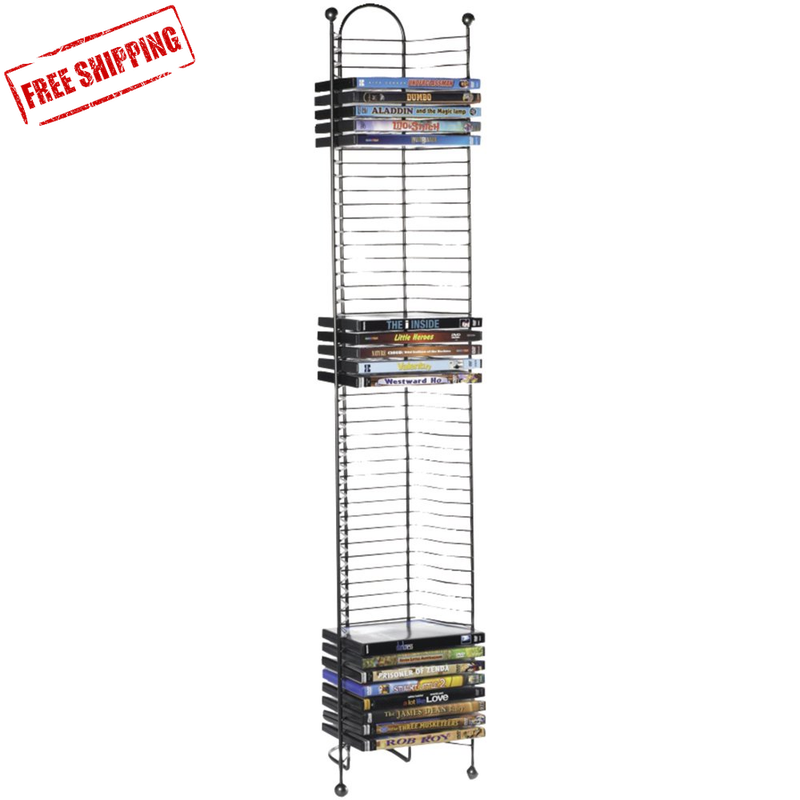 Organizer Rack Shelf Holder Storage Media