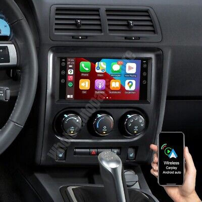 For 2008-2014 Dodge Challenger Apple Carplay Radio Android 13 GPS NAVI WIFI AHD