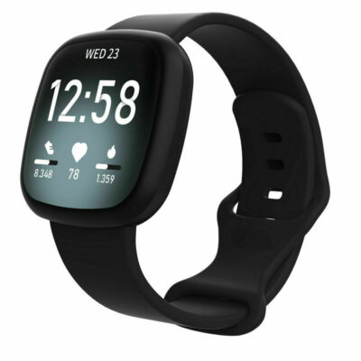For Fitbit Versa 4 3/Sense 2 1 Strap Sport Watch Bands Silicone Wrist Bracelet
