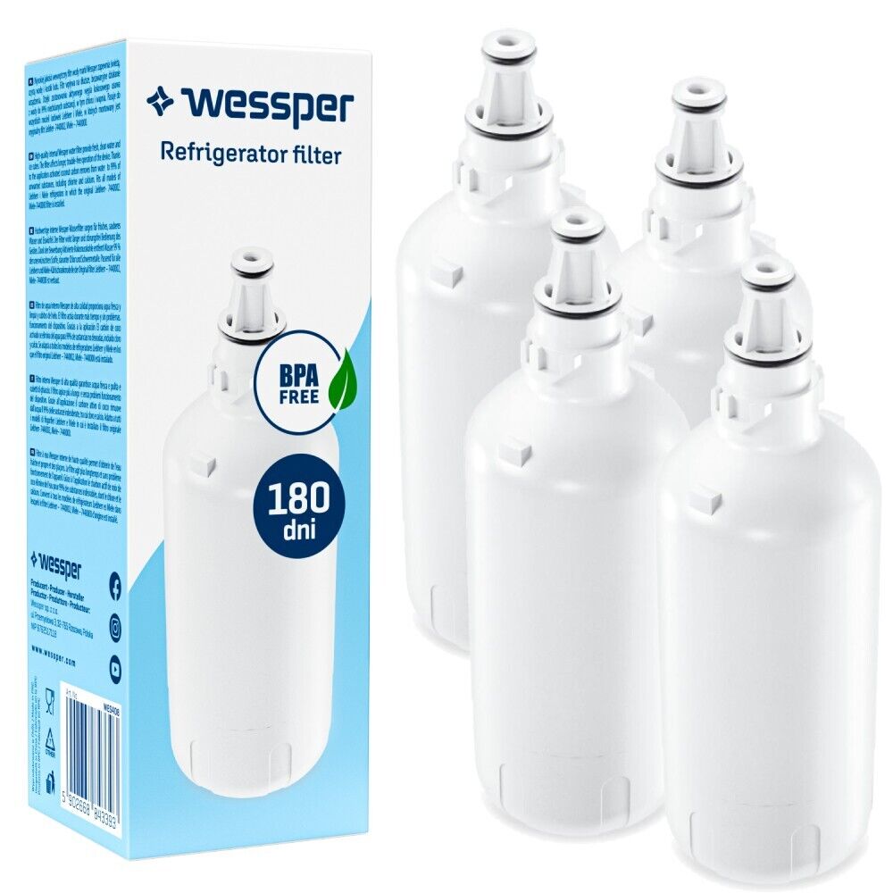 4x Wasserfilter kompatibel mit Miele Khlschrank,  ersatz von filter 7440000